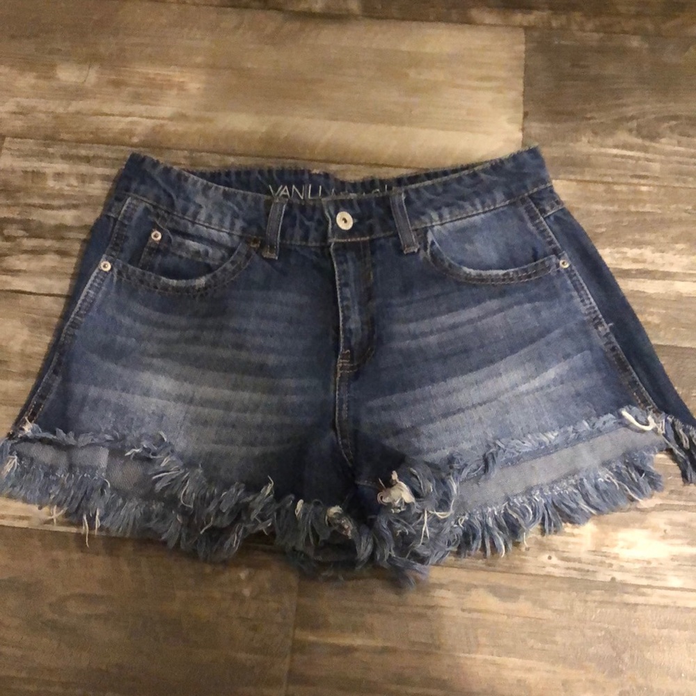 Denim shorts